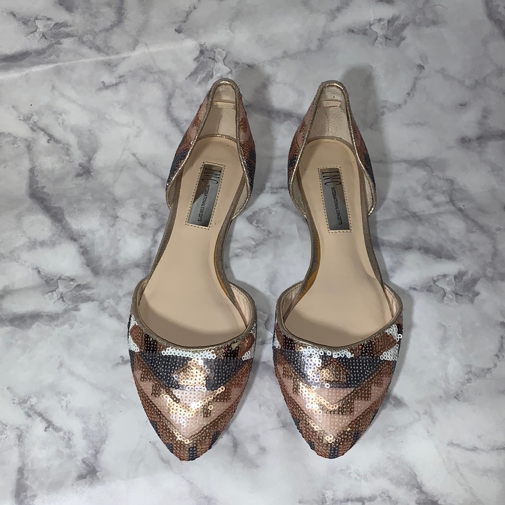 INC International Concepts sequin flats